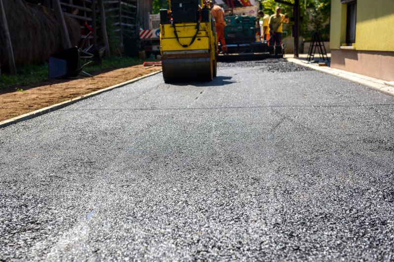 Blacktop Paving Crew