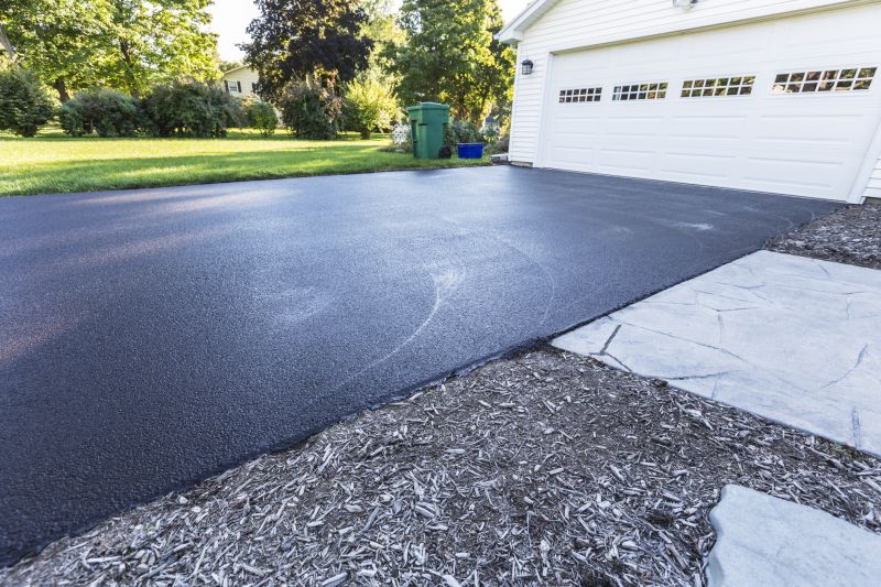 Asphalt Surface with Edges
